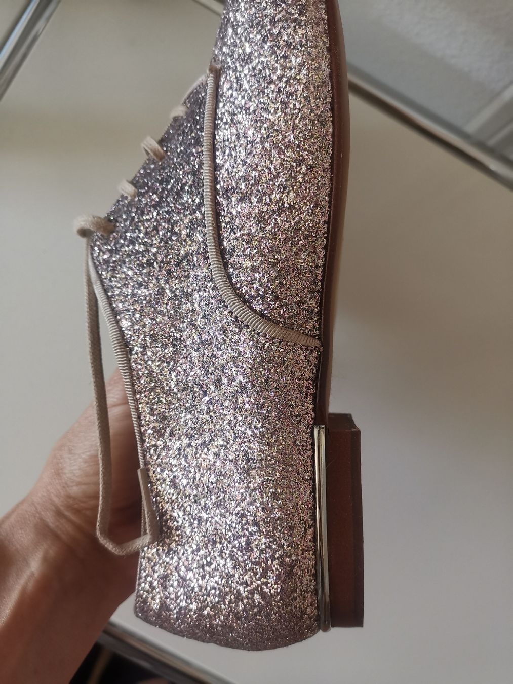 Damenschuhe: Bimba Y Lola, Leder Schuhe mit Glitzer – Neu (gemäss Beschreibung) aus Uerikon von pink_flamingo 7
