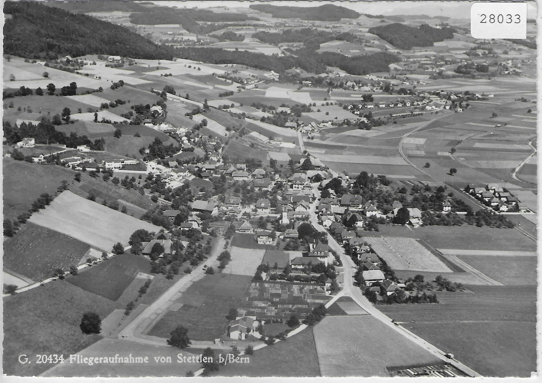 Cartoline postali: Flugaufnahme Stettlen bei Bern – Usato da Ettingen venduto da Kartenplanet