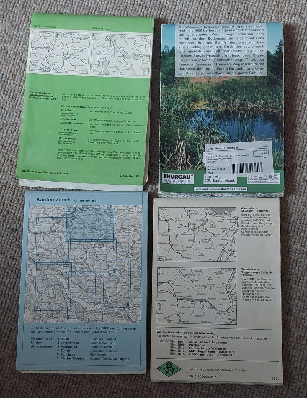 Cartes géographiques & atlas: Wanderkarten – D'occasion à Frauenfeld par ma510 1