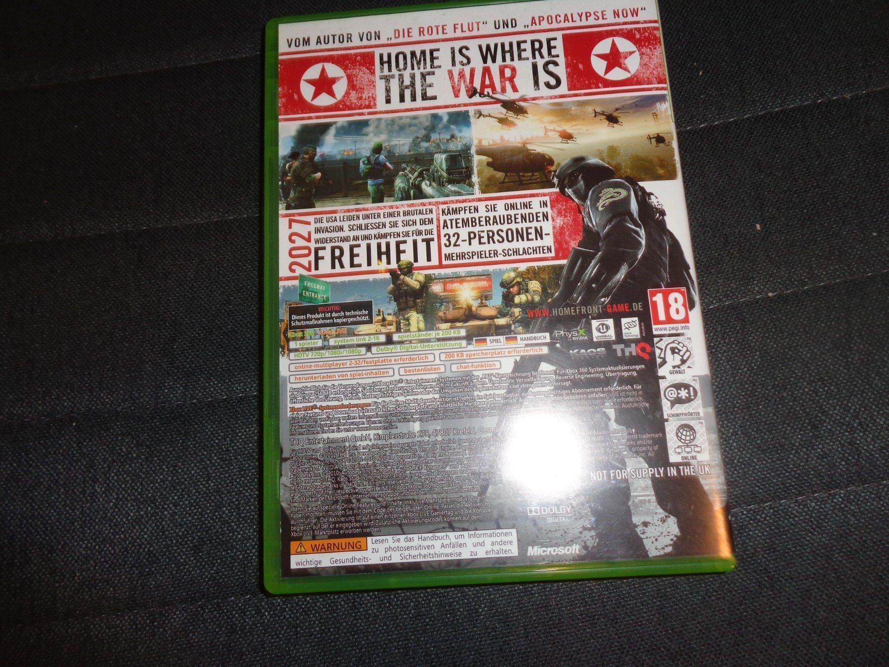 Giochi: Homefront (XBOX 360) – Usato da Olten venduto da Disc-Ausverkauf 2