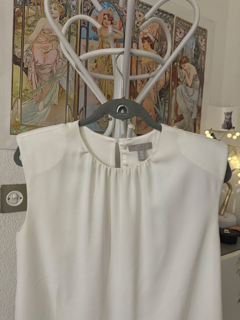 H&M Top: Haut H&M blanc taille S – Usato da Martigny venduto da ber_tdz7 3