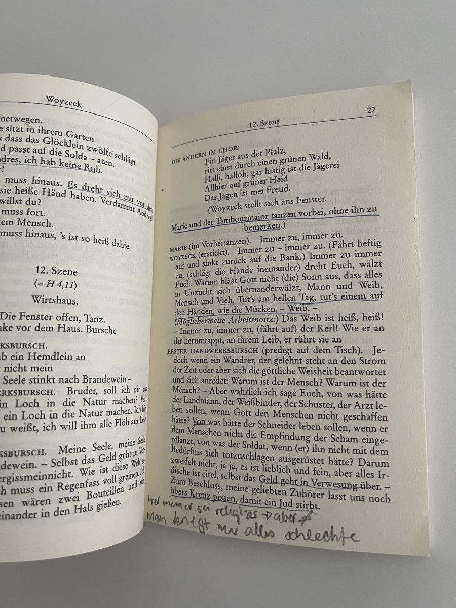 Libri: Woyzeck und Leonce und Lena von Georg Büchner – Usato da Neuenegg venduto da aba_g85b 1