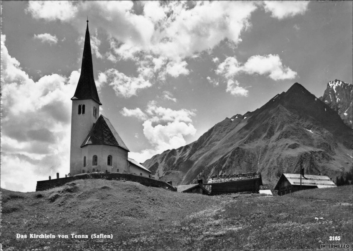Cartoline postali: Tenna GR // Kirchlein // Safiental – Usato da Basel venduto da intermezzo12