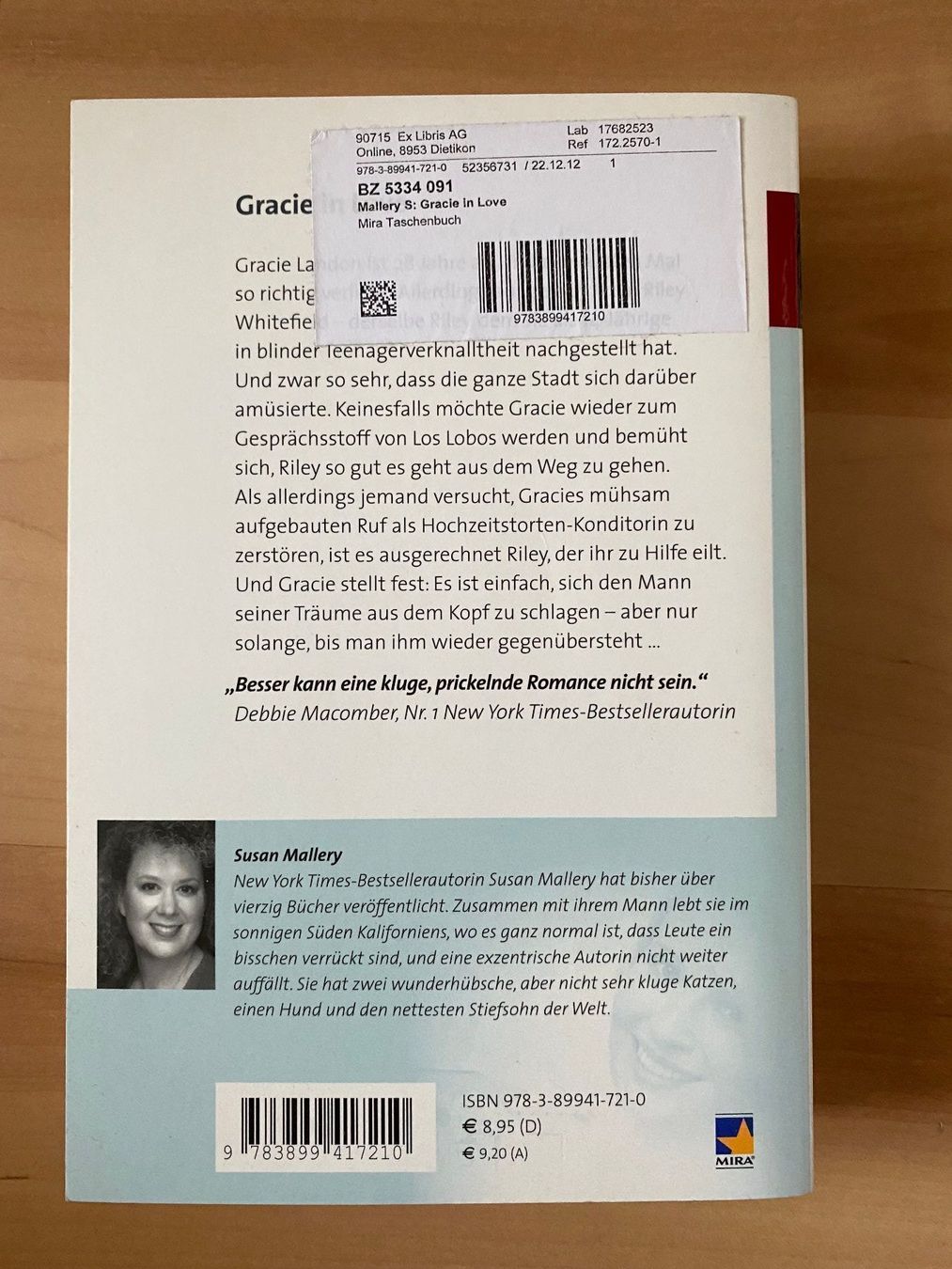 Bücher: Susan Mallery - Gracie in Love – Gebraucht aus Eschenbach SG von Sums 1