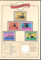 Madagaskar Serie 794-798 ungezähnt 100 Jahre Telefon ** 1976