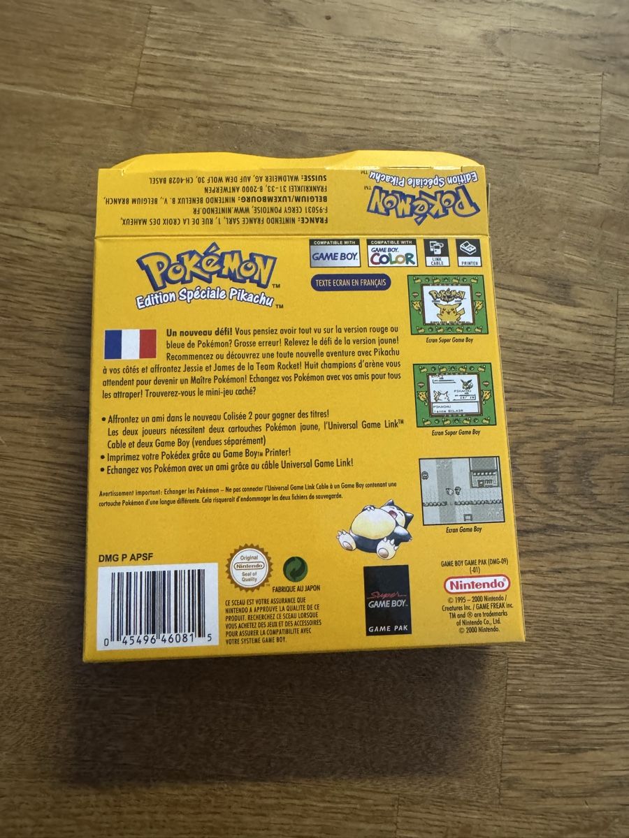 Pokémon Giochi: Jeu Game Boy Pokémon Édition Spéciale Pikachu version jaune – Nuovo (secondo la descrizione) da Biel/Bienne venduto da Pokemonsellworld 2