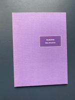 Max Brunner – Gedichte - im Selbstverlag  250 Ex.