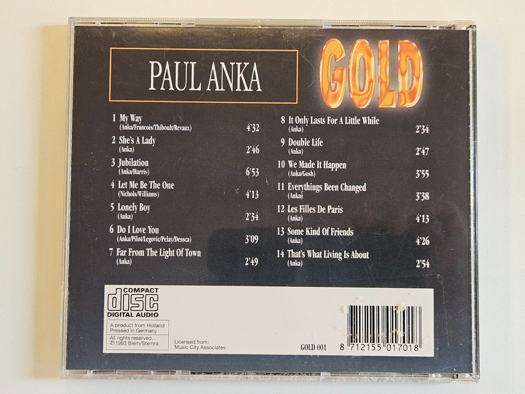 CDs: Paul Anka Gold F22 – D'occasion à Sessa par fraenklishop 1