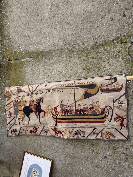 Magnifique tapisserie composition florale du 18e siècle - Antiquités