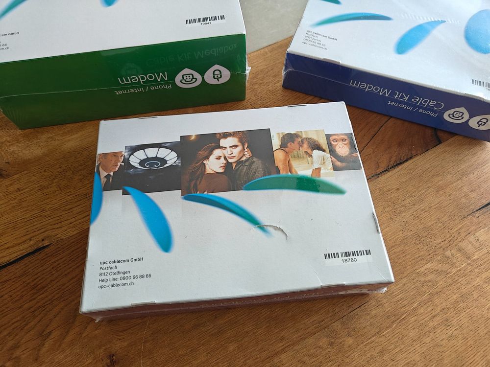 UPC Cablecom Modem & Mediabox Set NEU 3-teilig (Neu und ...