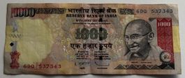 Indien 1000 Rupees 2011