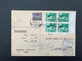 AK 1935  Postkarte Nachnahme Geschäft Unbekannt  (G505)