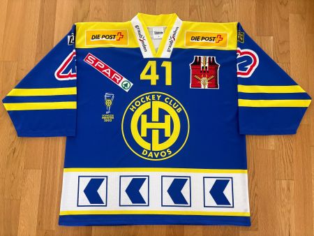 ORIGINAL HC DAVOS # 41 WEIBEL TRIKOT 2002/03 HCD XL