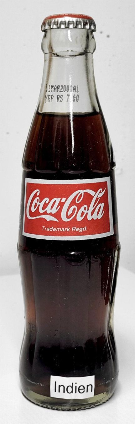 Coca-Cola Gourdes & Thermos: Coca-Cola Flasche von Indien Grösse 2 dl – D'occasion à Pfäffikon ZH par Colacity