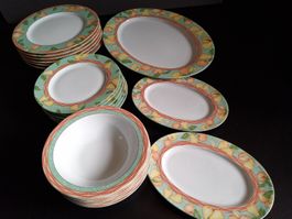 Geschirr Set Limoges France Medard de Noblat Marajo Design