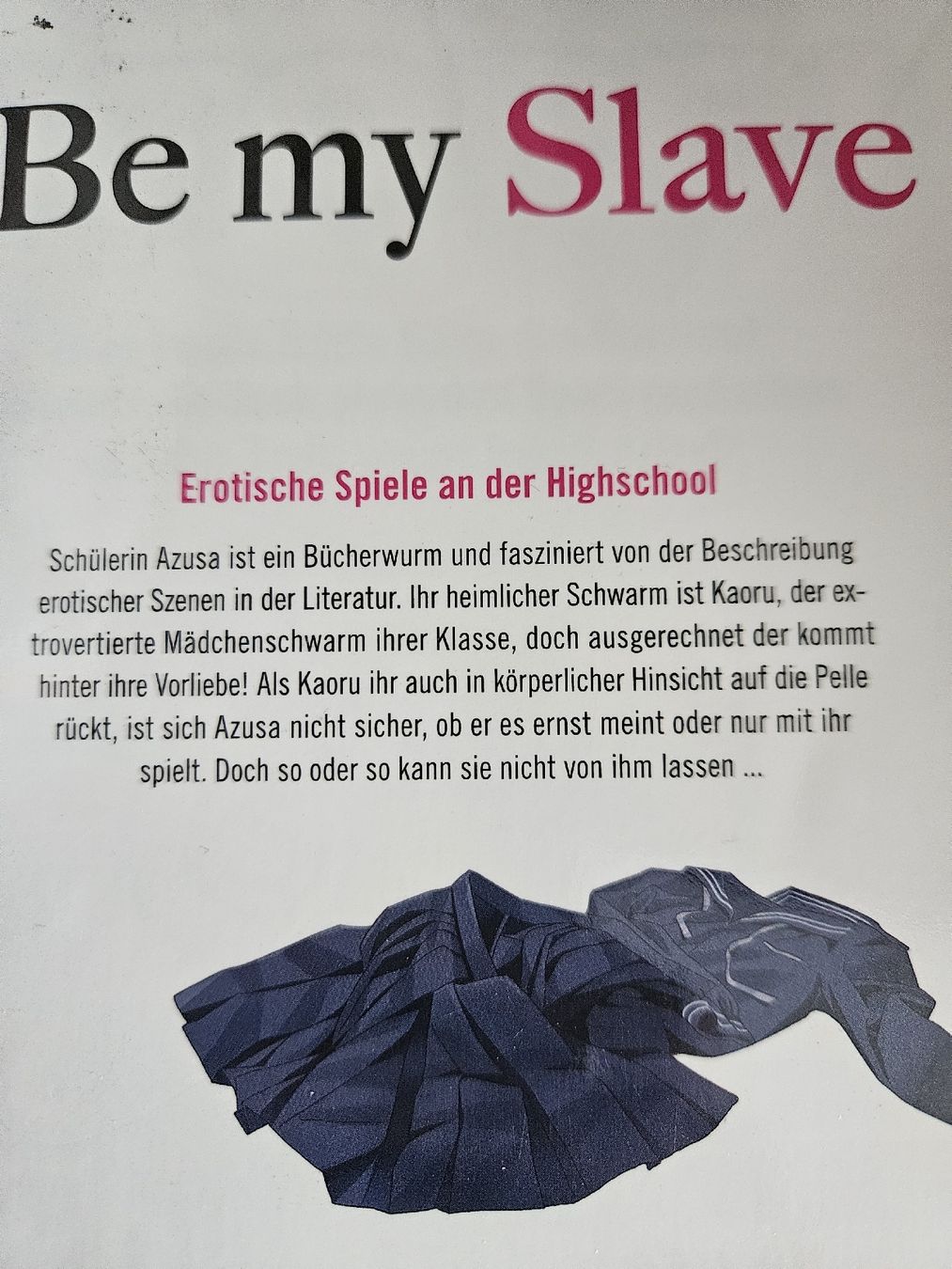 BD: "Be my Slave" von Mika Sakurano – D'occasion à Grenchen par isa_mgj6 3
