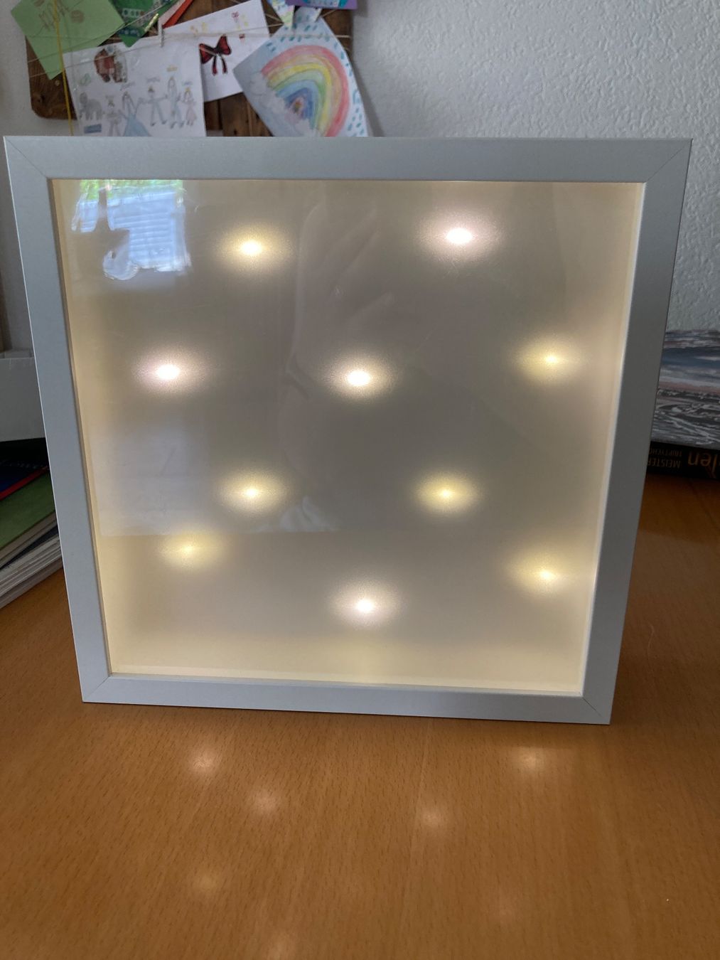 Cornici: Schöner Lichterrahmen/Bilderahmen mit Licht, ev. IKEA – Usato da Gelterkinden venduto da froggy80