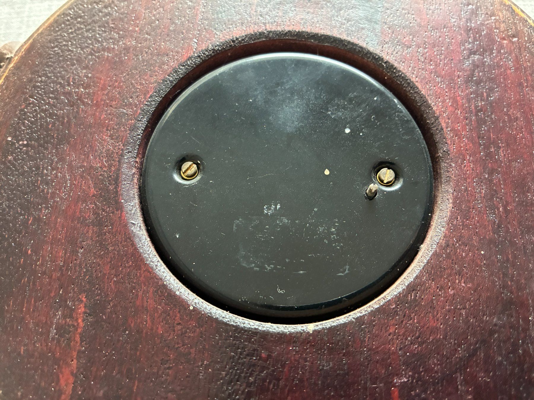 Altri elettrodomestici e apparecchi d’epoca: Schiffsrad-Barometer aus Holz, Ø 30cm – Difettoso da Biberist venduto da longimanus3 4