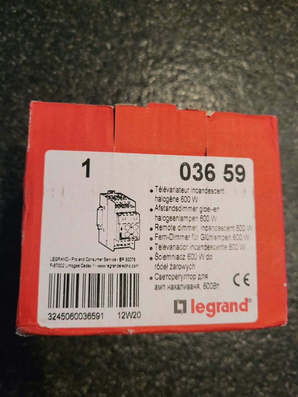 Legrand Interruttori: Ferndimmer Legrand 600W – Nuovo e nell'imballaggio originale da Romanshorn venduto da Elektriker-shop 5