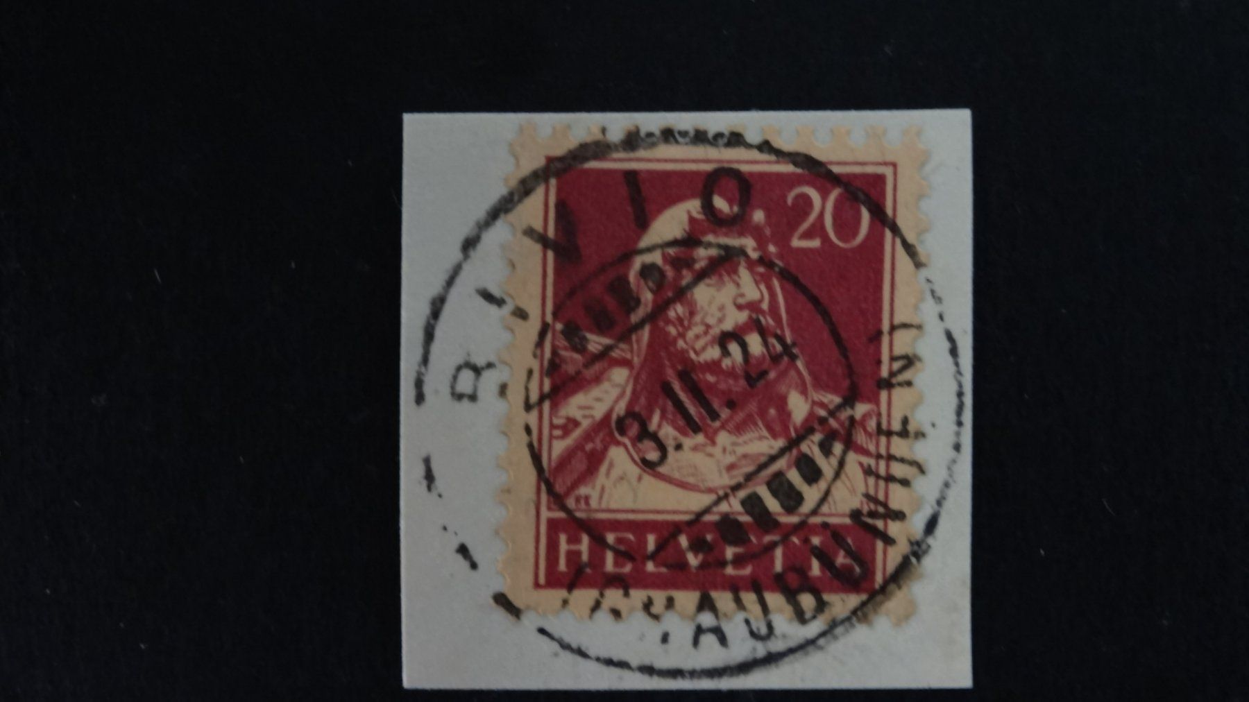 Alle Briefmarken: BIVIO (Graubünden) 3.II.24    173 – Gebraucht aus Anwil von zuggi57