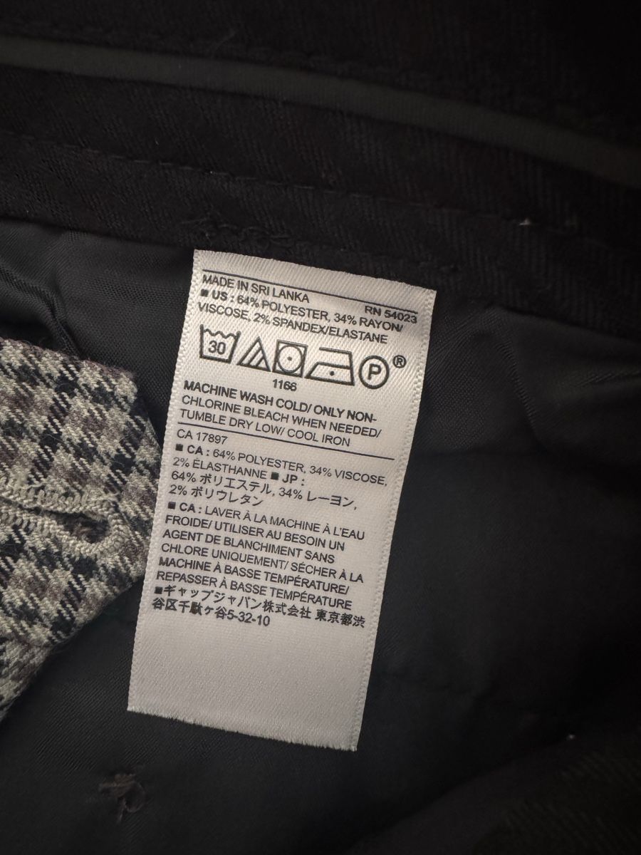 Banana Republic Pantaloni: Banana Republic Avery Houndstooth Pants - Size 2 EU 34 – Nuovo (secondo la descrizione) da Zürich venduto da Tanja_G88 5