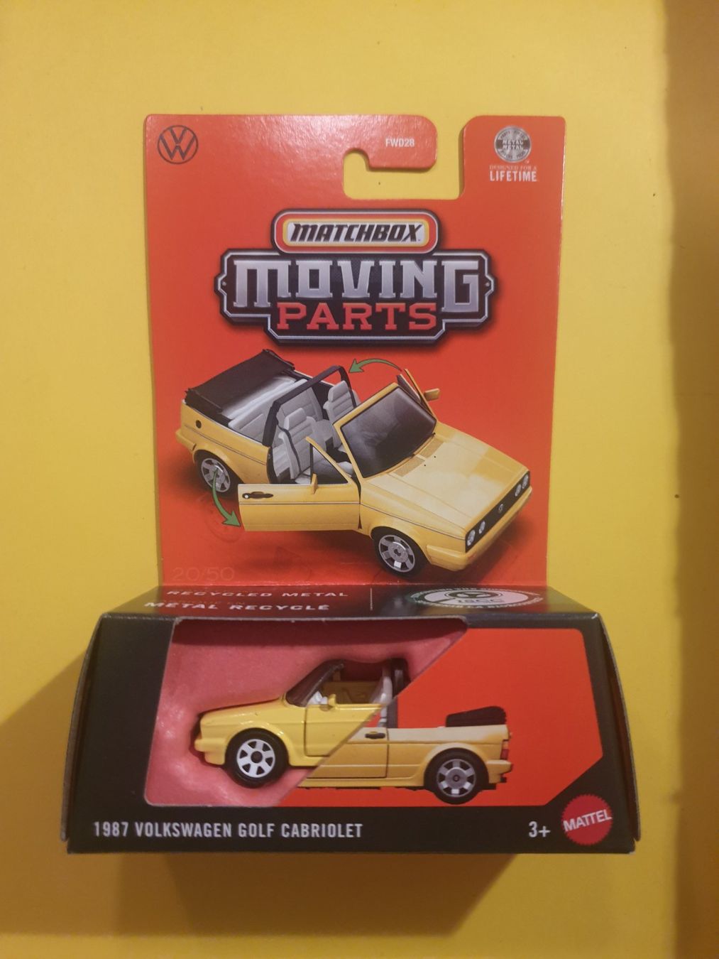Matchbox Modellini d'auto: Matchbox 1987 VOLKSWAGEN GOLF CABRIOLET – Nuovo e nell'imballaggio originale da Oftringen venduto da Rotor