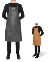 DutchDeluxes Leder-Schürze, Grillschürze gebürstet - Auswahl