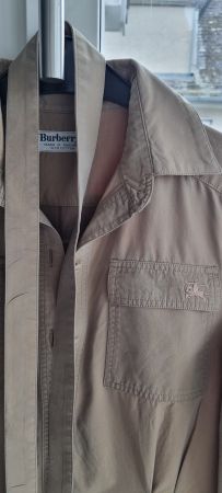 Burberrys London Dress Vintage Beige Cotton ca. Gr. S/M