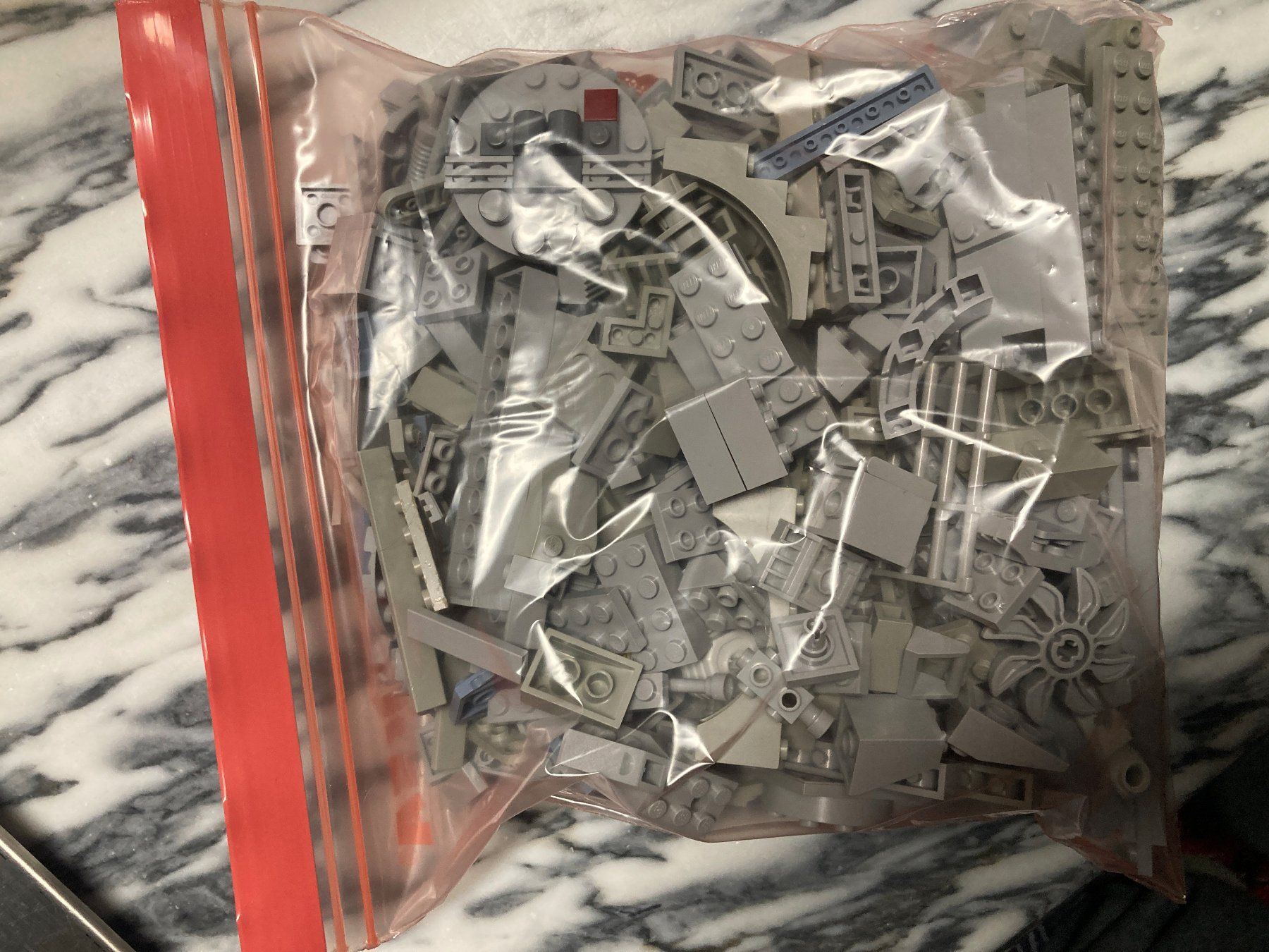Lego Giocattoli: Lego hellgrau, 550 Gramm – Usato da Reutigen venduto da treu3006 3