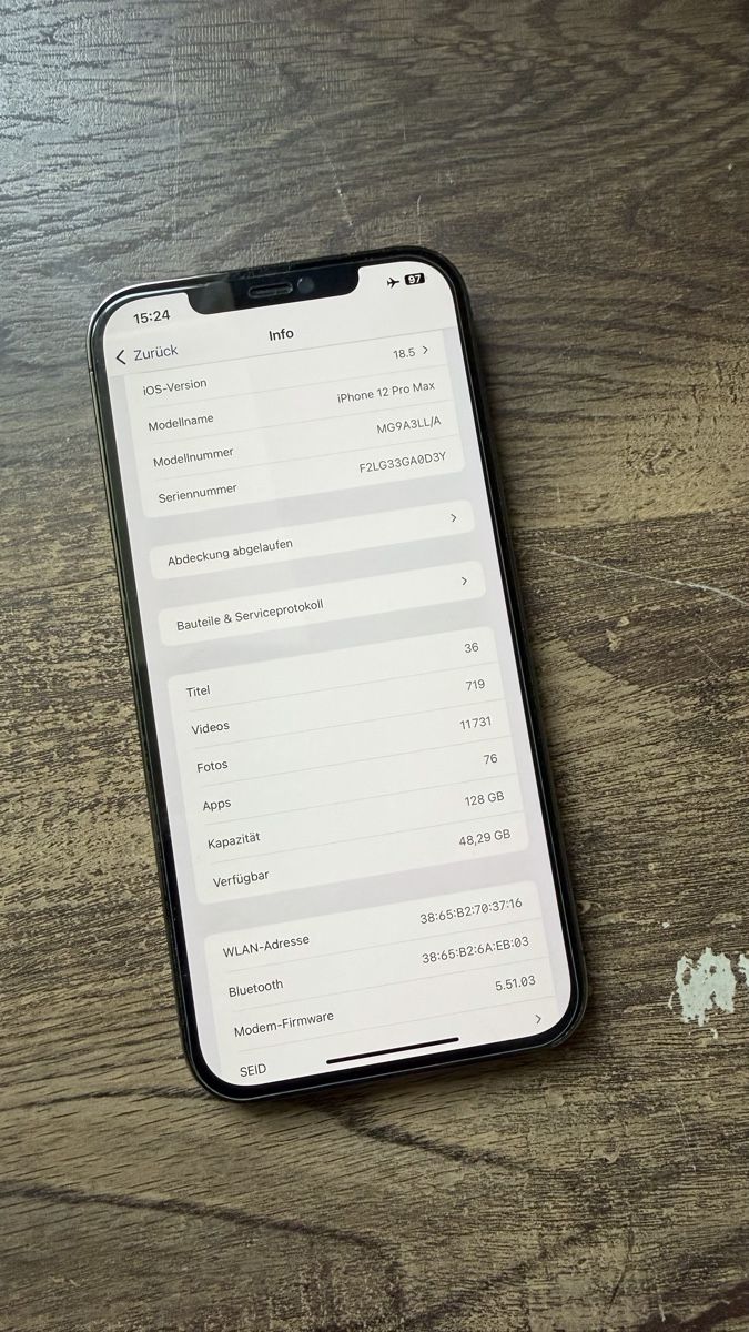 Apple Handys / Smartphones: iPhone 12 Pro Max 128 GB  – Gebraucht aus Basel von tho_bei 1