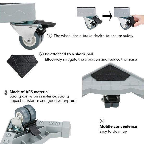 Waschmaschinen: Waschmaschine Rollenbasis Untergestell – Neu (gemäss Beschreibung) aus Thun von Newnewshop 6
