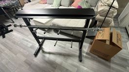 Set musculation complet  banc + barre + rangement poids