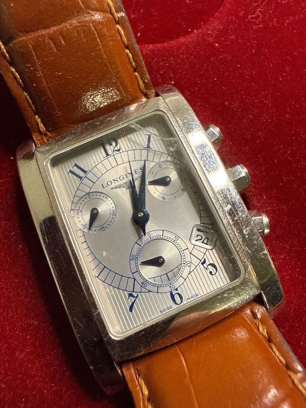 Longines Uhren: Longines Chronograph 28 mm Quarz – Gebraucht aus Pfeffingen von Allhandelklgwatches