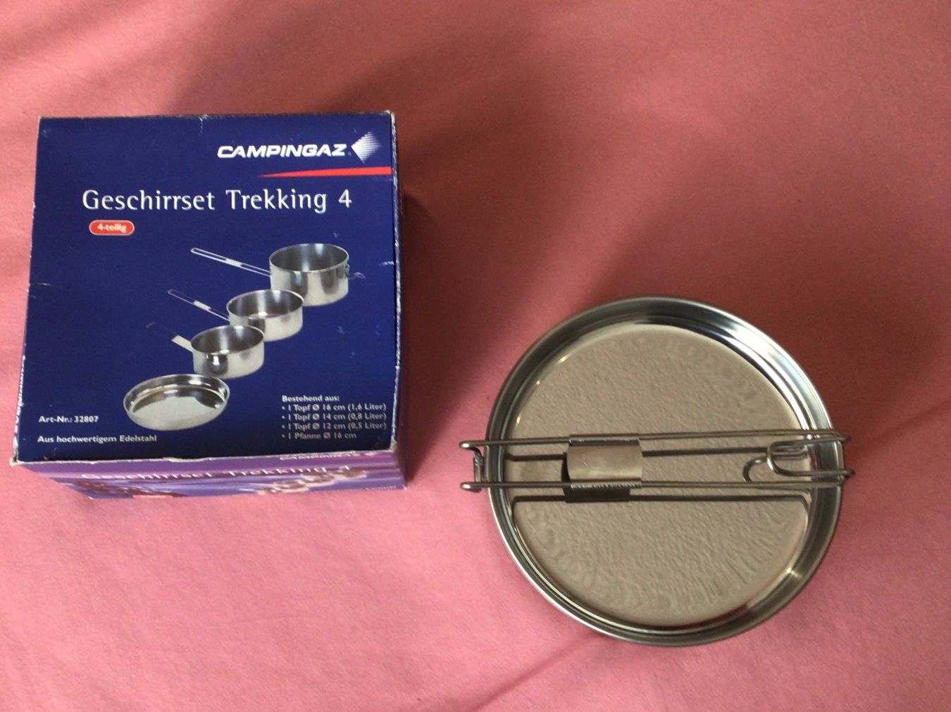 Set di piatti: CampinGaz Geschirrset Trekking 4 – Nuovo (secondo la descrizione) da Steinen venduto da bmwscarver650