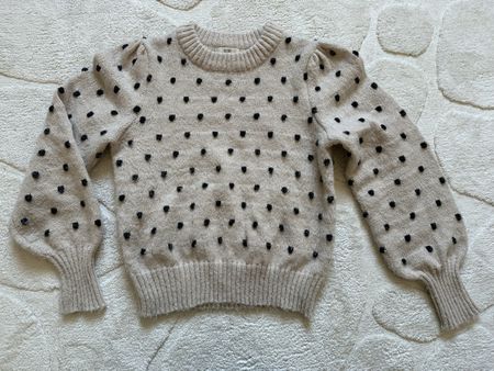 gepunkteter Pullover