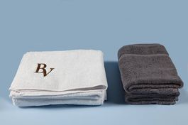 Frottee-Badetuch-Set (2x2 Stück) - neu!