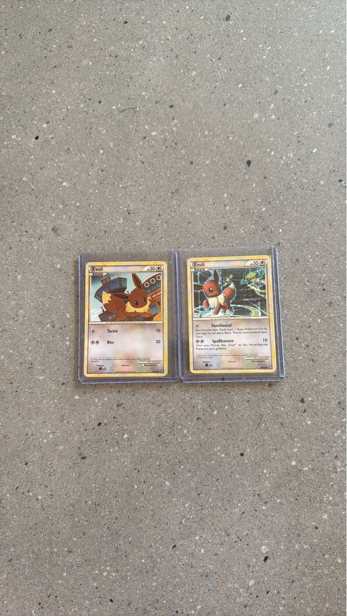 Pokémon Sammelbilder & Trading cards: Pokemon Karten Evoli Set 2Stk.  – Neu (gemäss Beschreibung) aus Bolligen von Ronron_23