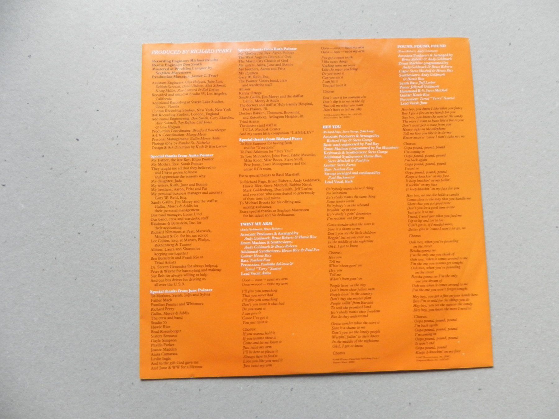 Dischi in vinile: LP & Single USA Soul R&B Disco Pointer Sisters 1985 Contact – Usato da Siebnen venduto da krimsie 2