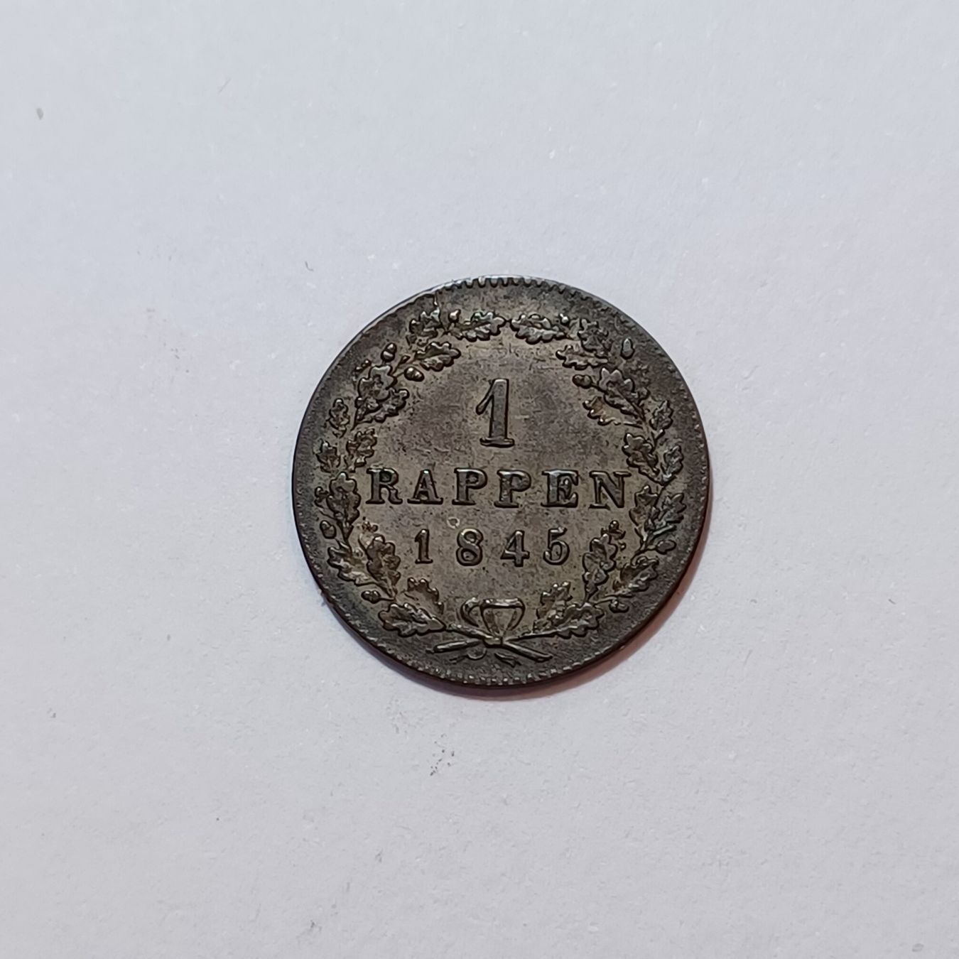 Tutti le monete: Rappen 1845 Zürich – Usato da Pfäffikon ZH venduto da Schweizer_Muenzen