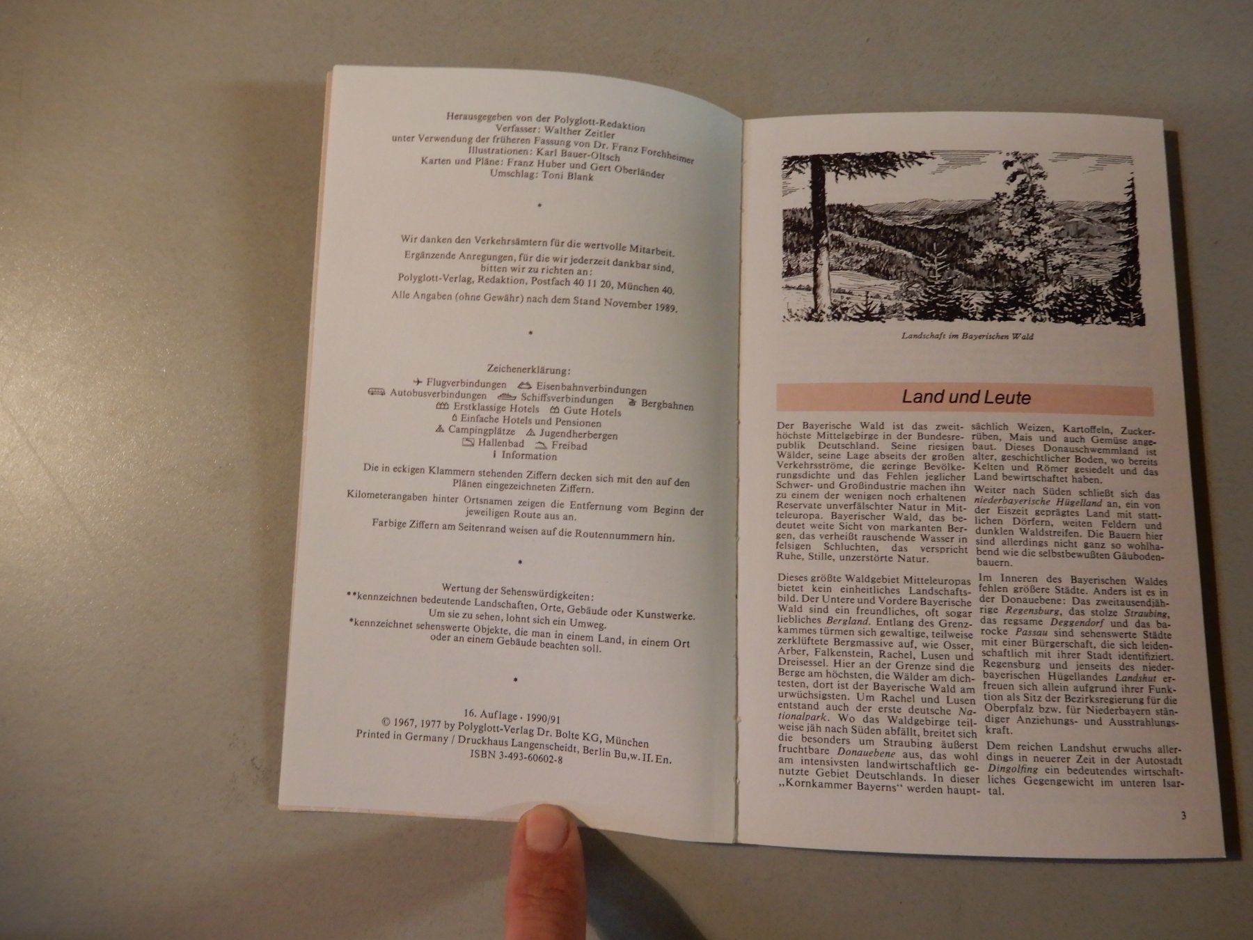 Libri: Reiseführer Bayerischer Wald Donau Polyglott Vintage – Usato da Erstfeld venduto da Mario_boe0 2