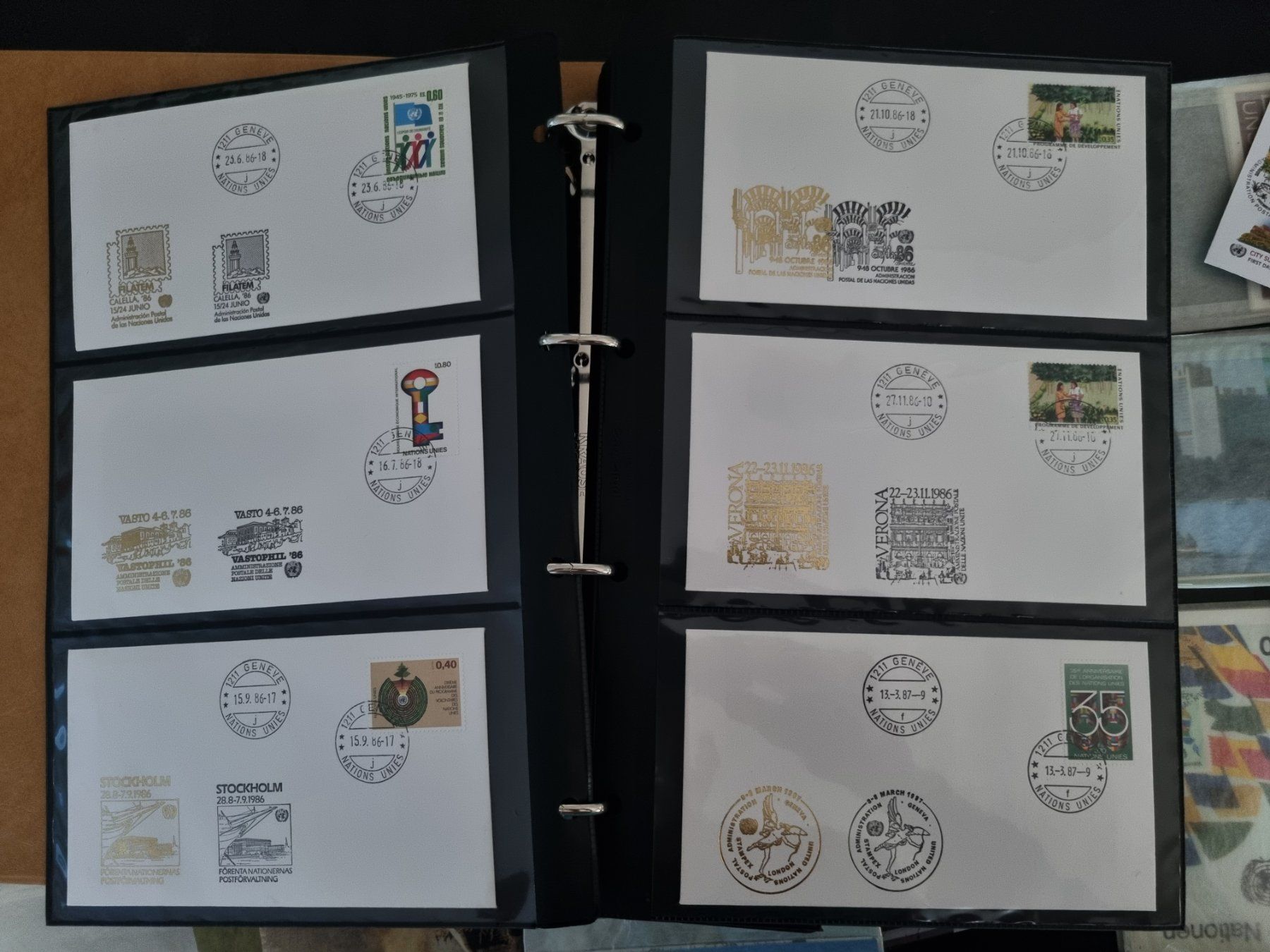 Alle Briefmarken: Kiste mit xxx Briefe/FDC/Maximumkarten UNO – Gebraucht aus Gümligen von Geniusbuy 6