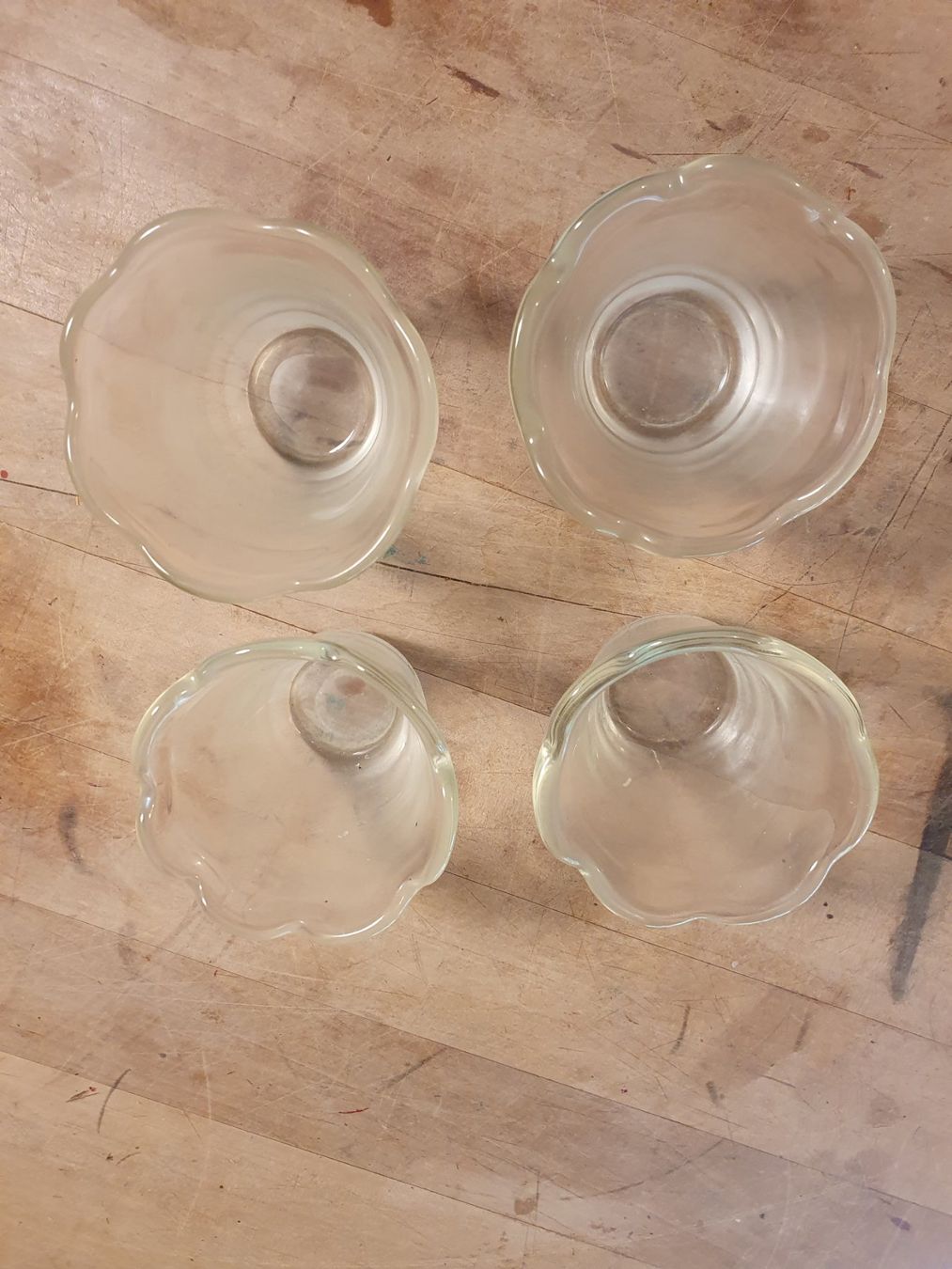 Portacandele: 4 Stk Windlichter Milchglas – Usato da Zürich venduto da loosebone 1
