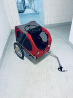 Hundeanhänger "Doggyhut" rot/grau guter Zustand
