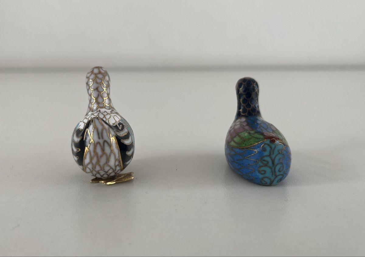 Alle Dekorationen: 2 Enten / Cloisonné  – Gebraucht aus Wetzikon ZH von seli03 3