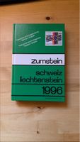 Briefmarkenkatalog Zumstein Schweiz Liechtenstein 1996