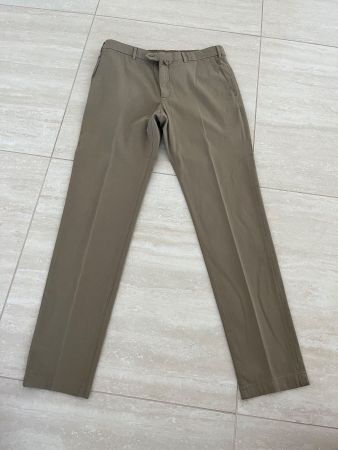 Loro Piana taupe chino trousers