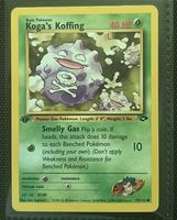 Pokémon Gym Challenge Koga's Koffing First Edition Near Mint