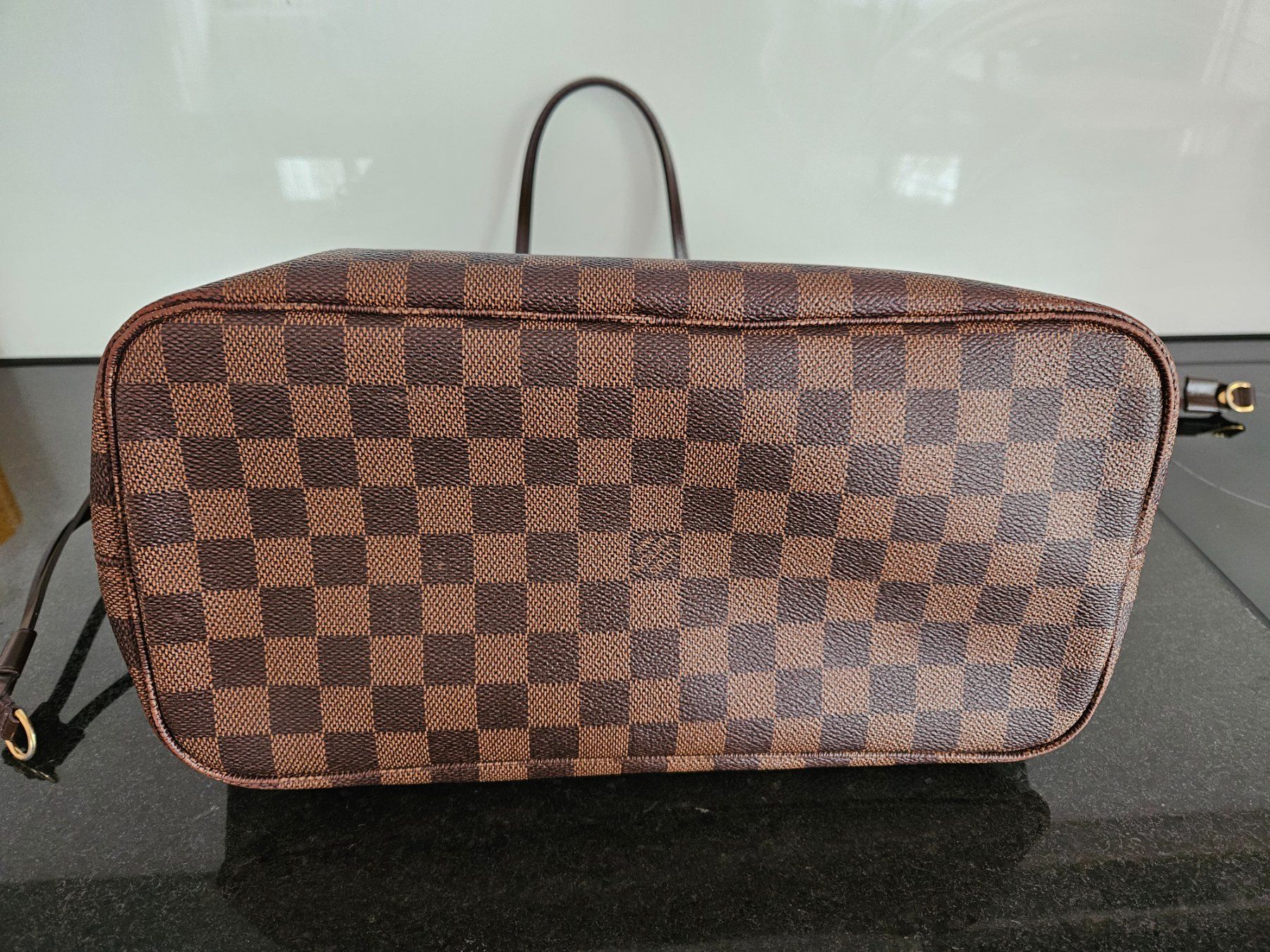 Louis Vuitton Taschen für Damen: Louis Vuitton Neverfull MM Damier Ebene – Gebraucht aus Luzern von miletas89 4