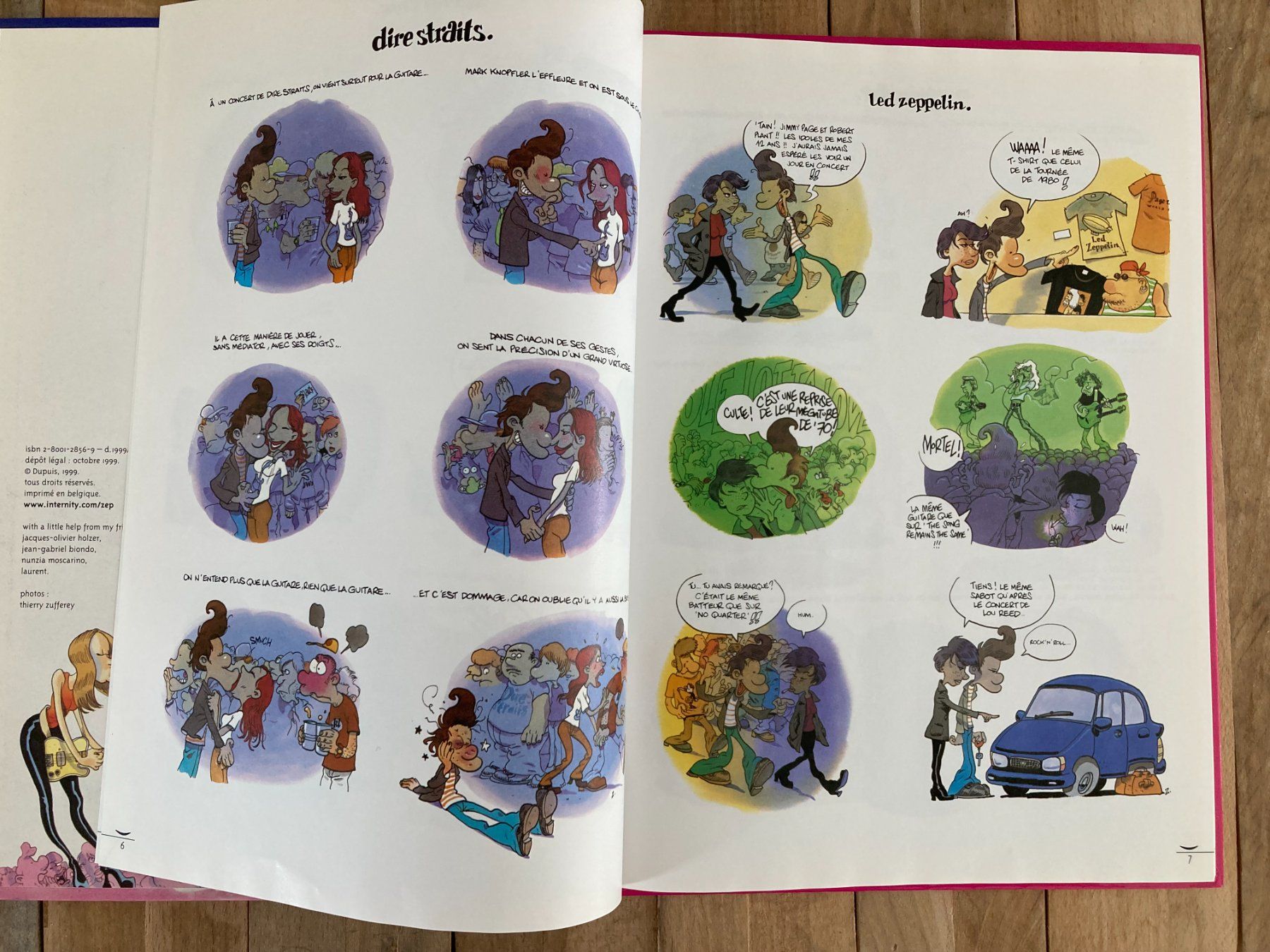 Fumetti: ZEP-l'enfer des concerts-EO – Usato da vaumarcus venduto da Nicolasorel 8