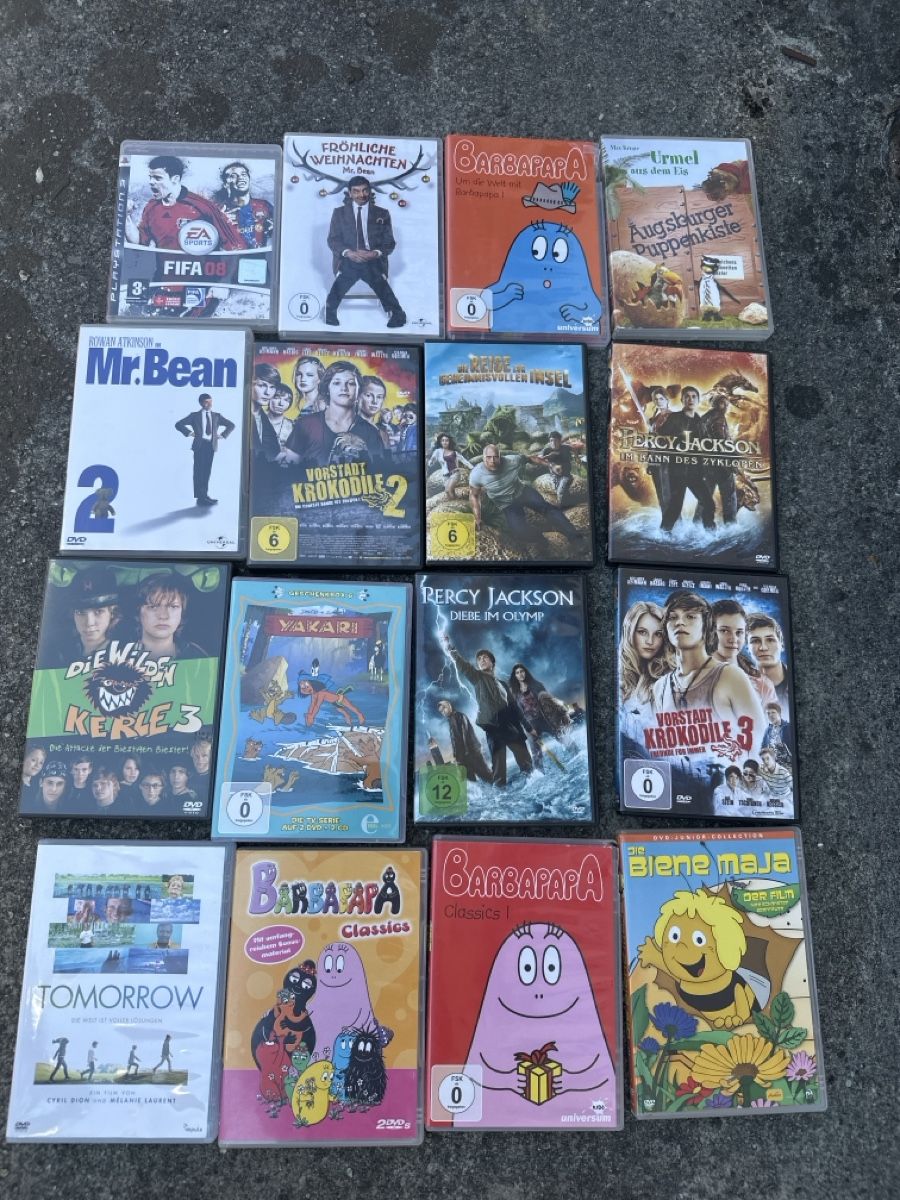 Tutti i DVDs: DVD für Kinder plus Fifa 08 – Usato da Langendorf venduto da forst50